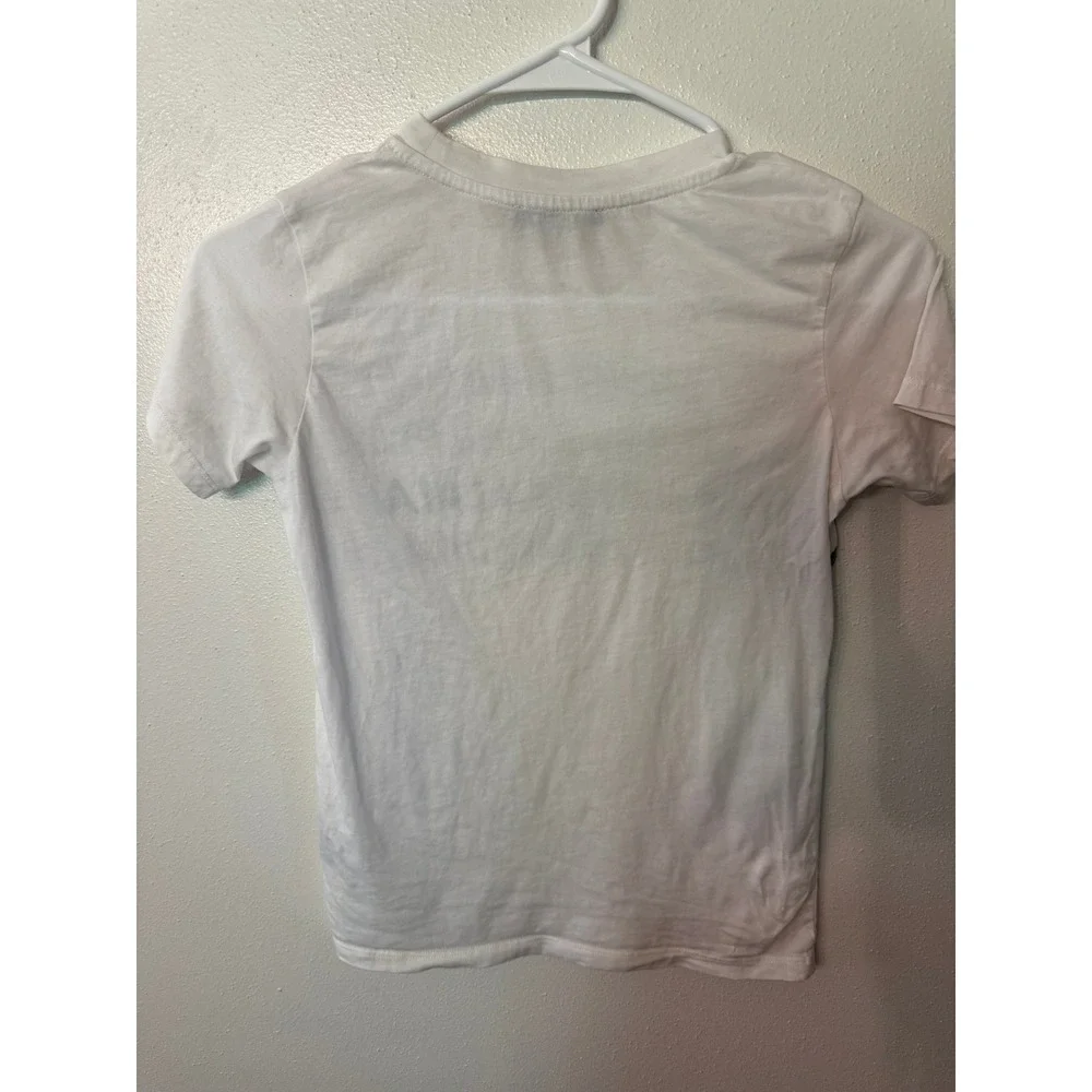 Balmain Paris Logo Graphic T Shirt White Short Sleeve Cotton KIDS‎
